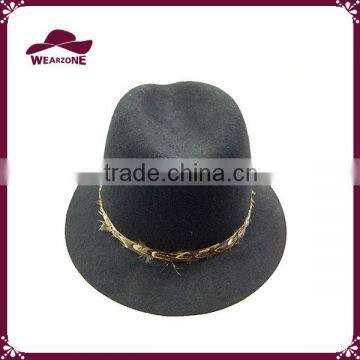 Custom Feather Trim 100% Wool Hats photo-4