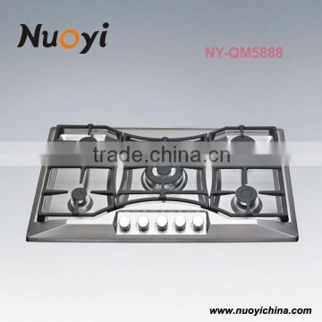 CE approved nuoyi new kitchen appliances indian gas cooker stove burner parts