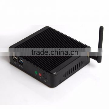 Cheapest industrial thin client box computer mini pc J1800 x86 embedded mini box pc 4g ram 32g ssd with rs232