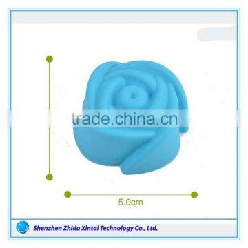 Food grade BPA free rose shape lovely silicone candy molds