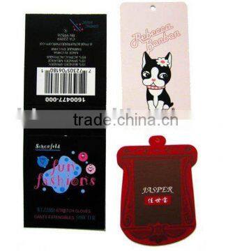 beautiful cartoon clothes paper tag