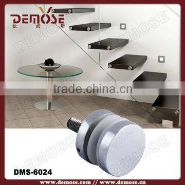 Floating Wood Staircase With Frameless Glass Railings photo-2