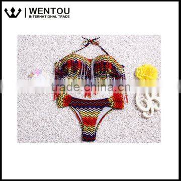 New Arrival Women Sexy Tassel Spa Bikini Swimsuit photo-4