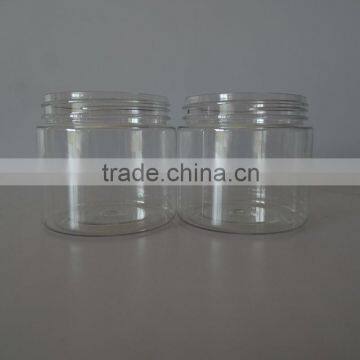 8 OZ transparent plastic jars wholesale