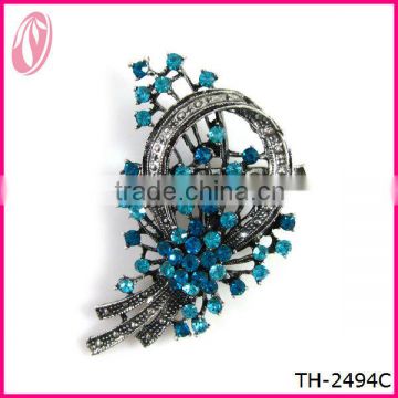 Metal Alloy Hijab Pin Brooch For Wedding Invitation