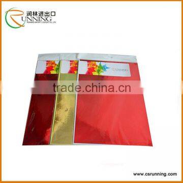 metallic paper cardboard with white back,metallic paper cardboard for craft,colorful metallized paper cardboard