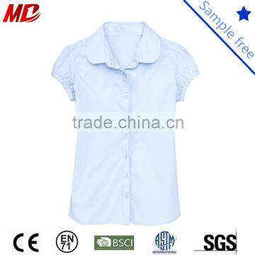 Wholesale Sky Blue School Shirt for Girl