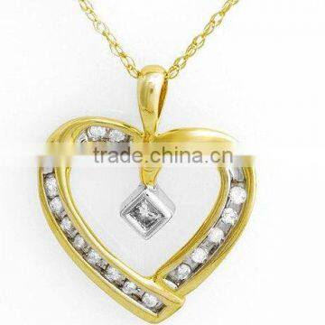 Fancy Necklace For Women Heart Shaped Necklace Pendant Manufactures & Suppliers & Factory