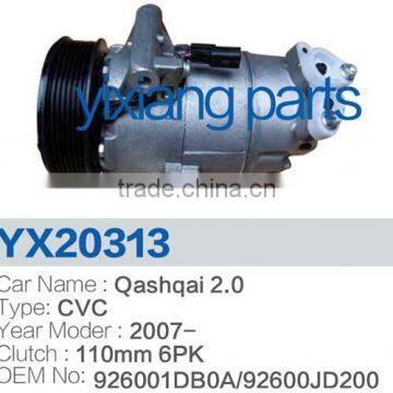 High Pressure 926001DB0A/92600JD200 Cheap Air 6PK Compressor Price List FOR Qashqai 2.0 photo-2