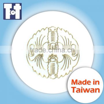 Electroform nickel stickers Gold Trademark Furniture