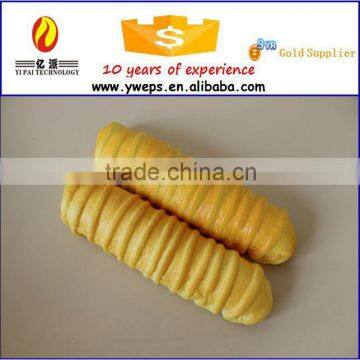 Plastic long bread for sale/Fake baguette factory for sale and for decoration