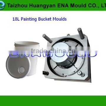 2014 Best Selling Plastic Injection Round Painting Bucket Mould