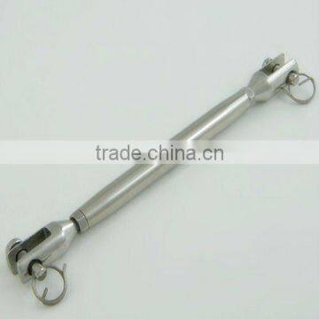 Jaw and jaw stainless steel turnbuckles