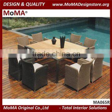 MA065R Restaurant Outdoor Dining Set 8 Seater Dining Table Set