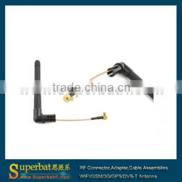 3dBi WIFI antenna with extended cable MCX male for WLAN PCI card