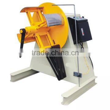 small light uncoiler machine for steel sheet