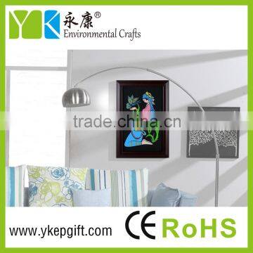 European Styly Wallpaper 3d Effect Wood Wall Panel Photo Frame