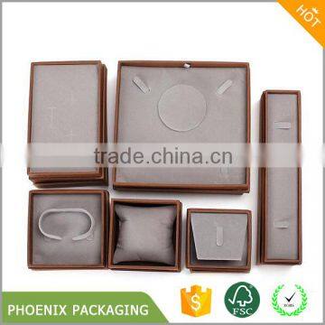 Handmade Custom Logo Printed Paper Jewelry Gift Box , Ring Box, Necklace Box photo-2