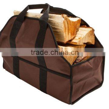 Durable and Large Volume Canvas Log Carrier & Firewood Tote Bag photo-2