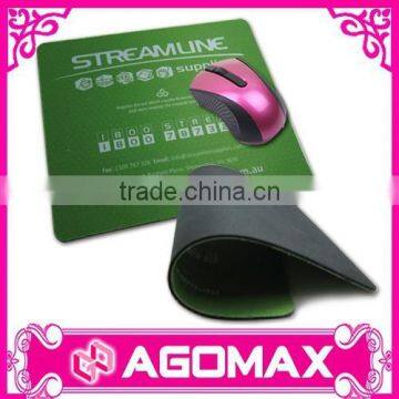 Low cost eco-friendly square shape rubber computer mousepad