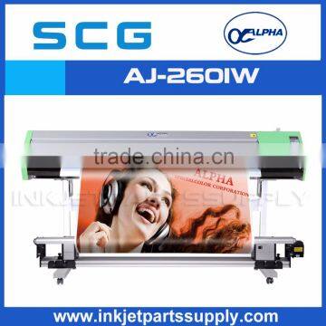 Water based Inkjet Printer AJ-2601(W) with 1440dpi dx5 print Head