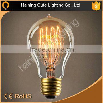 Wholesale Price Retro Vintage Edison Bulb Light E27 Incandescent Bulb A19 (PS60) Filament Bulb Edison Lamp Home Decor Lights photo-6