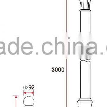 C070 Decorative Aluminum Street Light Pole Finials Casted photo-2