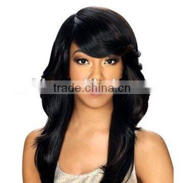 Fashion Black Curly Women Synthetic Fibre Hair Wig