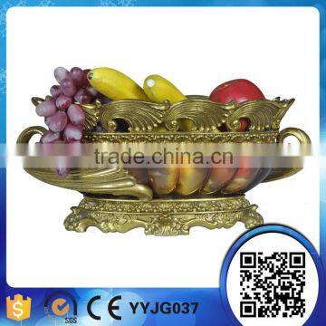 customized quality resin plastic decorative Fruit bowl