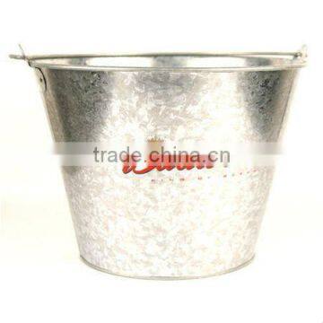 Galvanized Beer Tin Metal Bucket Pail