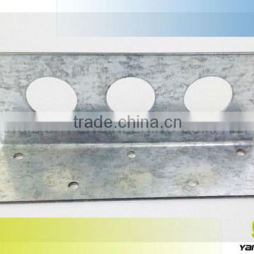 Taiwan Manufacturer Made Stamping and Drilling with Electroplating Steel Angle Bracket