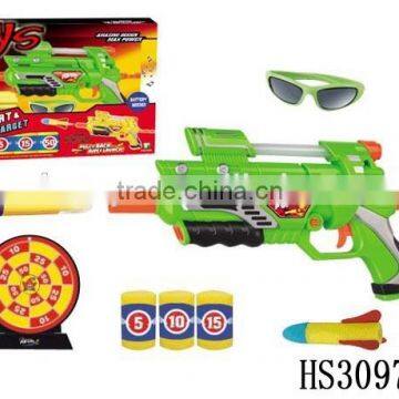 flashing and music electric soft bullet gun toy