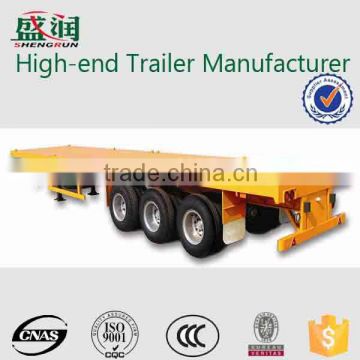 20ft 40ft hot sale flated container semi trailer