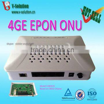 FTTH EPON Modem GEPON ONU ONU 4*1000M Ethernet Cortina EPON ONU