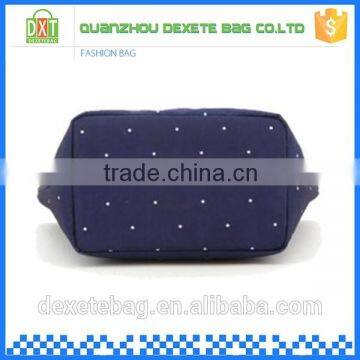 High Quality Polyester Drak Blue Tote Boy Diaper Bag photo-3