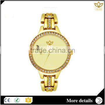 China supplier slim stone quartz watch ladies 8108