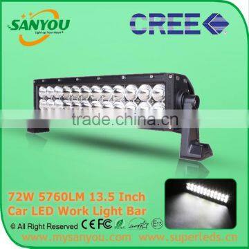 Sanyou 72 w 5760lm 6000k Led Auto Light bar