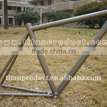 Titanium Road Bicycle Frame Sandblasting Finish