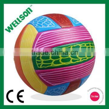 4C Printed PVC Foamed Volleyball photo-4