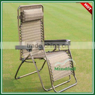 25mm*0.8mm India Market Garden Zero Gravity Folding Lounge Chair