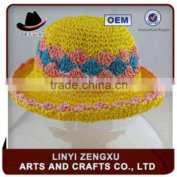 new fashion hand crochet straw hat