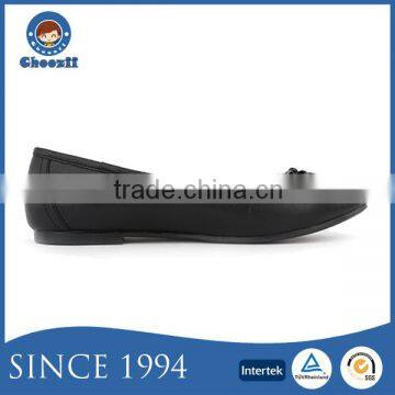 2016 Latest Design Big Size Girls Artificial Leather School Shoes With Bow photo-3