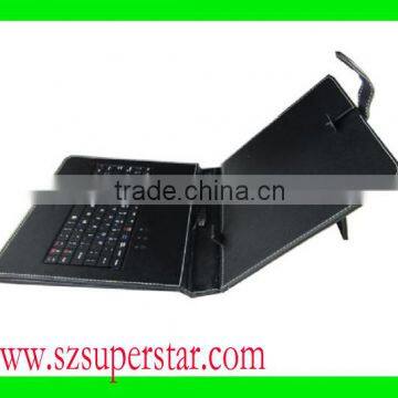 leather case with keyboard for 9.7 inch tablet pc keyboard for univeral tablet pc