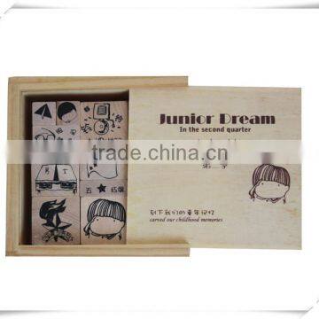 custom wood child stamp