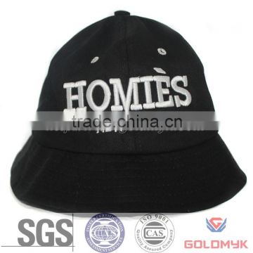 Black bucket cap , embroidery bucket cap , cheap bucket cap