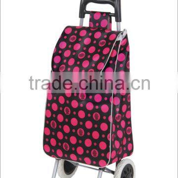 2014 promotion high quality shopping trolley bag with wheel