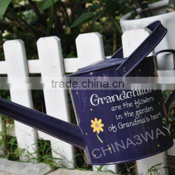 New design garden metal watering can for garden decoration