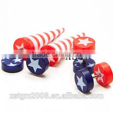 High Quality Custom Fake Taper Body Piercing Jewelry