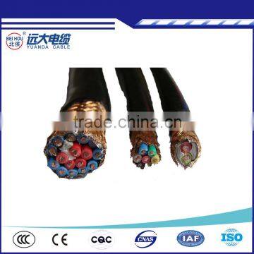 Low halogen flame retardant PVC insulated PVC sheathed braiding sheathed control cable