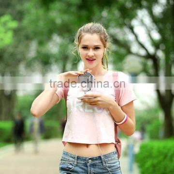 Couple Fan Rotate Foldable Double Fans Heads Handheld Rechargeable Portable Mini Usb Fan photo-2